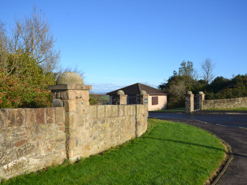 Existing Access to Cemetary from B9080