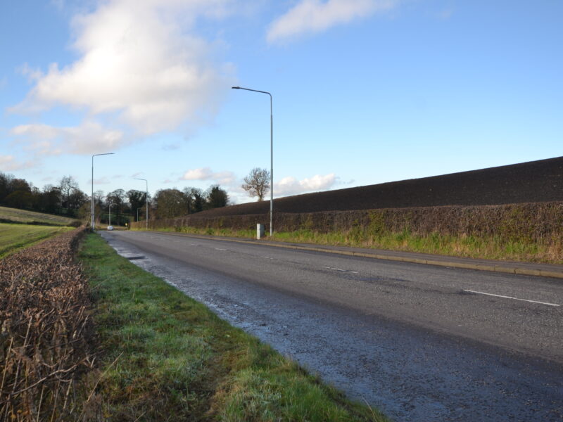 View Over Site to North West from B9080