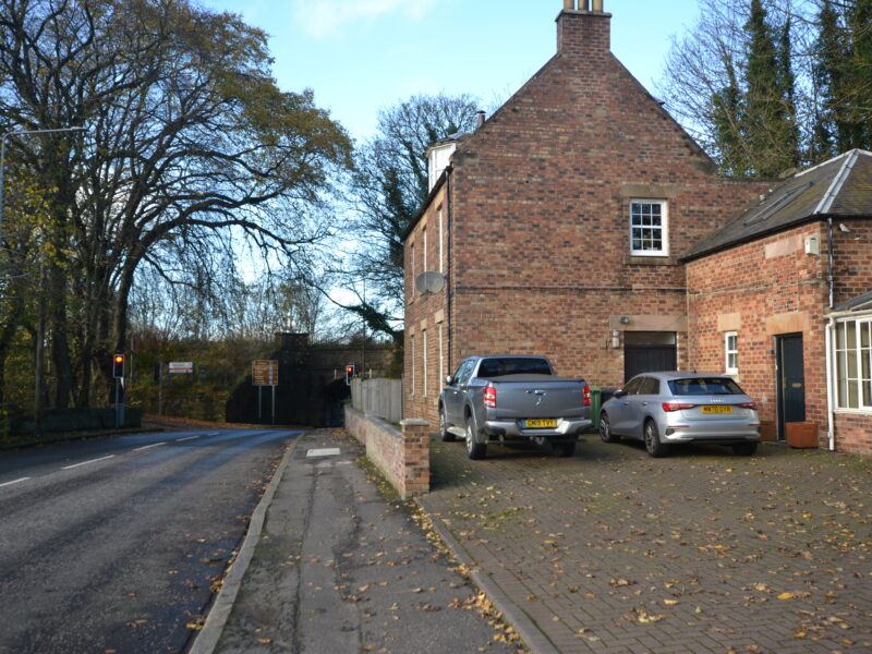 Existing House at Canal Bridge on Western Edge of Site
